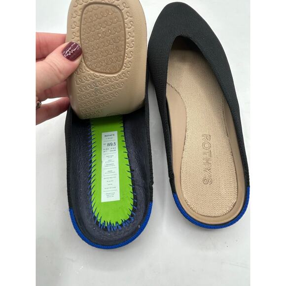 Rothy's The Almond Demi in Black Flats Knit
Mules Slip On Sz 9.5 - Picture 8 of 8